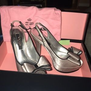 Nina Silver High Heels